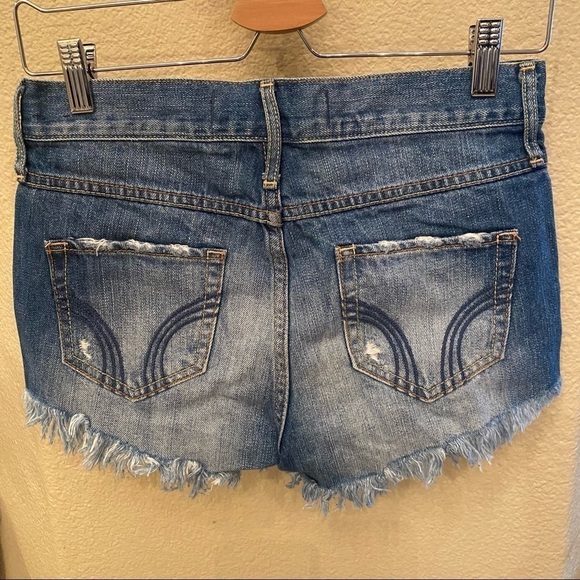 HOLLISTER Blue Jean Shorts Size 25 - Picture 4 of 7